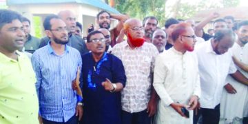 গোপালগঞ্জের মুকসুদপুরে মোচনা ও কাশালিয়া ইউনিয়নের পক্ষথেকে বি এন পির গনমিছিল